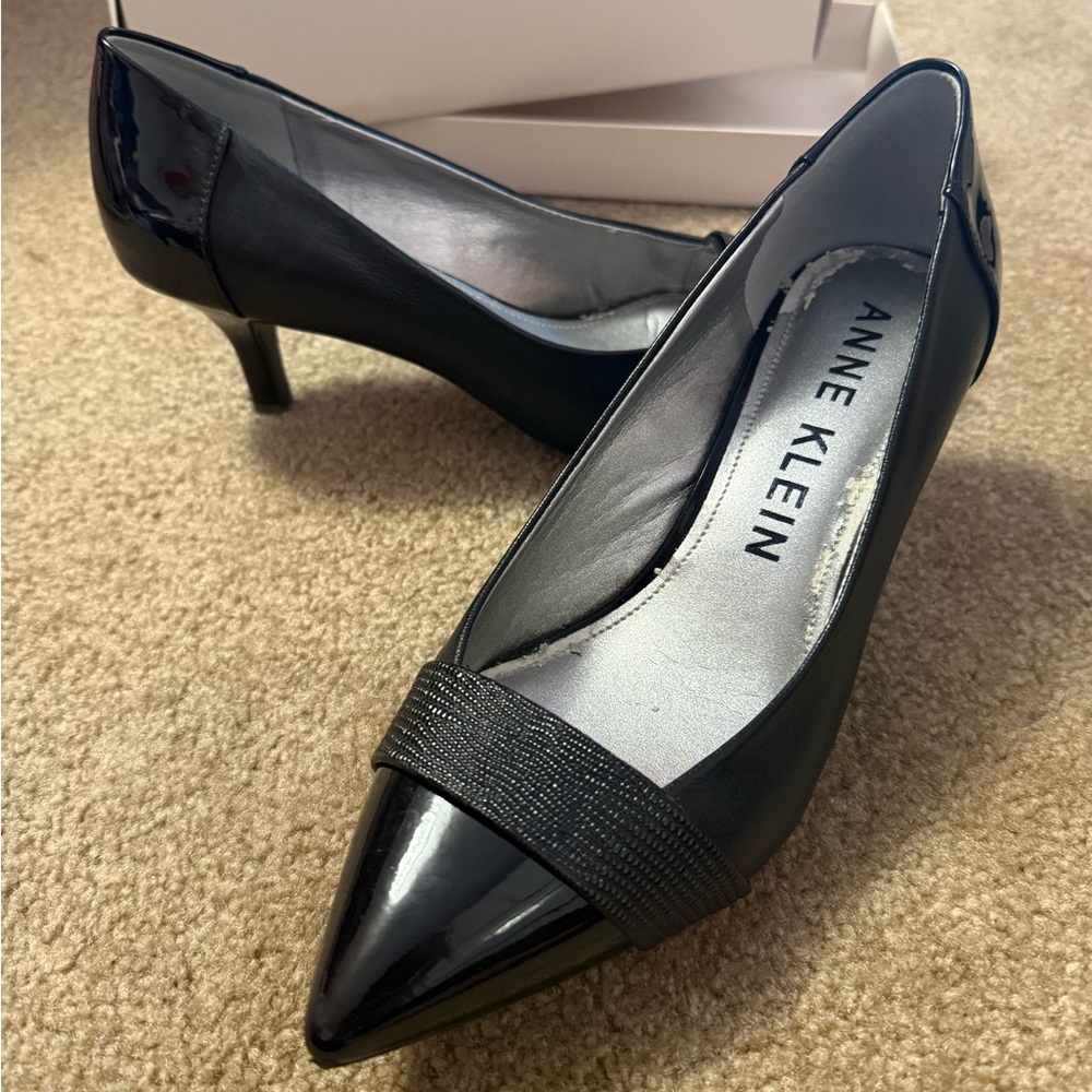 Anne Klein Finn Black Heels